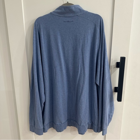 TravisMathew "Cloud 2.0" Quarter Zip Pullover - Men's 3XL - Picture 2 of 13